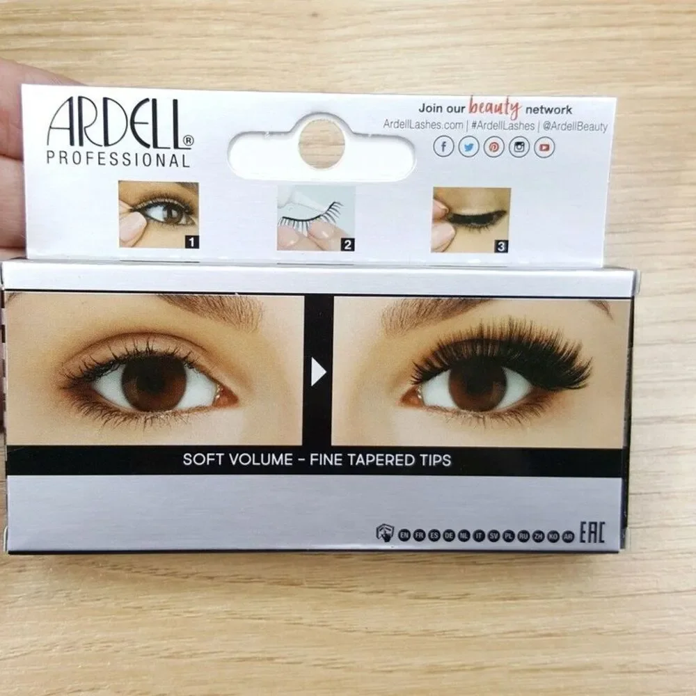 Ardell Professional 3D Faux Mink Fake Lashes 854 Soft Volume 2-Pack
